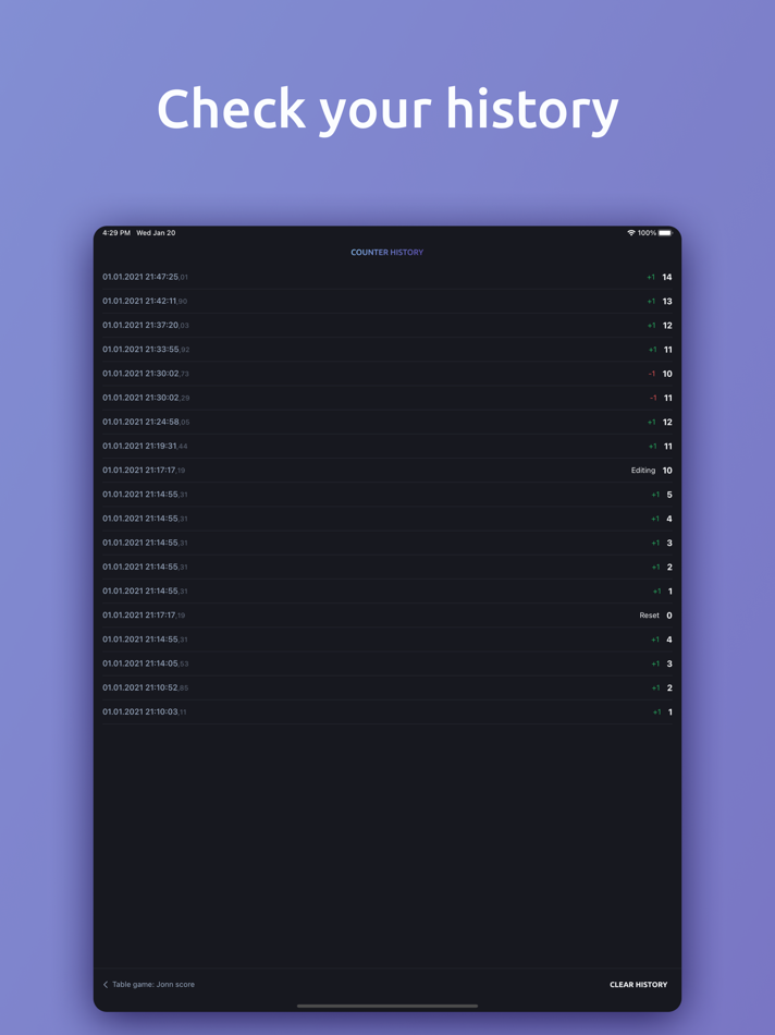 #4. Tally Counter & Score Clicker (iOS) Podle: Andrei Vakulski