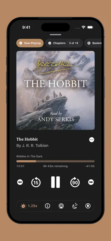 Prologue Audiobook Player screenshot 1 of 4