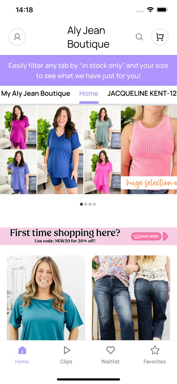 Screenshot #1 pour Aly Jean Boutique