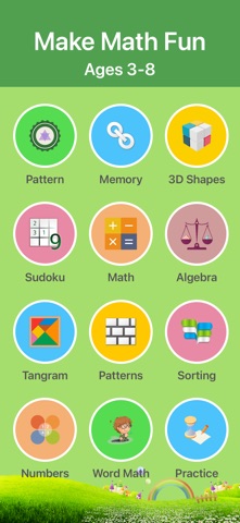 iKid: Kids Math Games iPhone screenshot