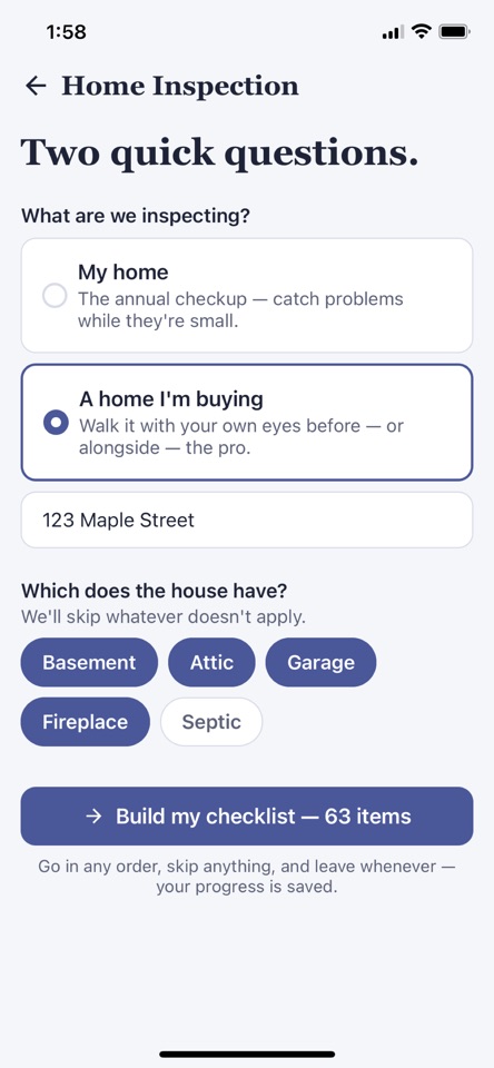 HomeTend: AI Home Inspection screenshot 2