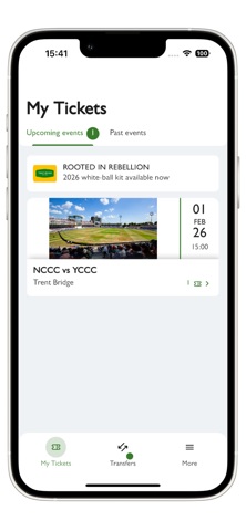 Trent Bridge Tickets screenshot