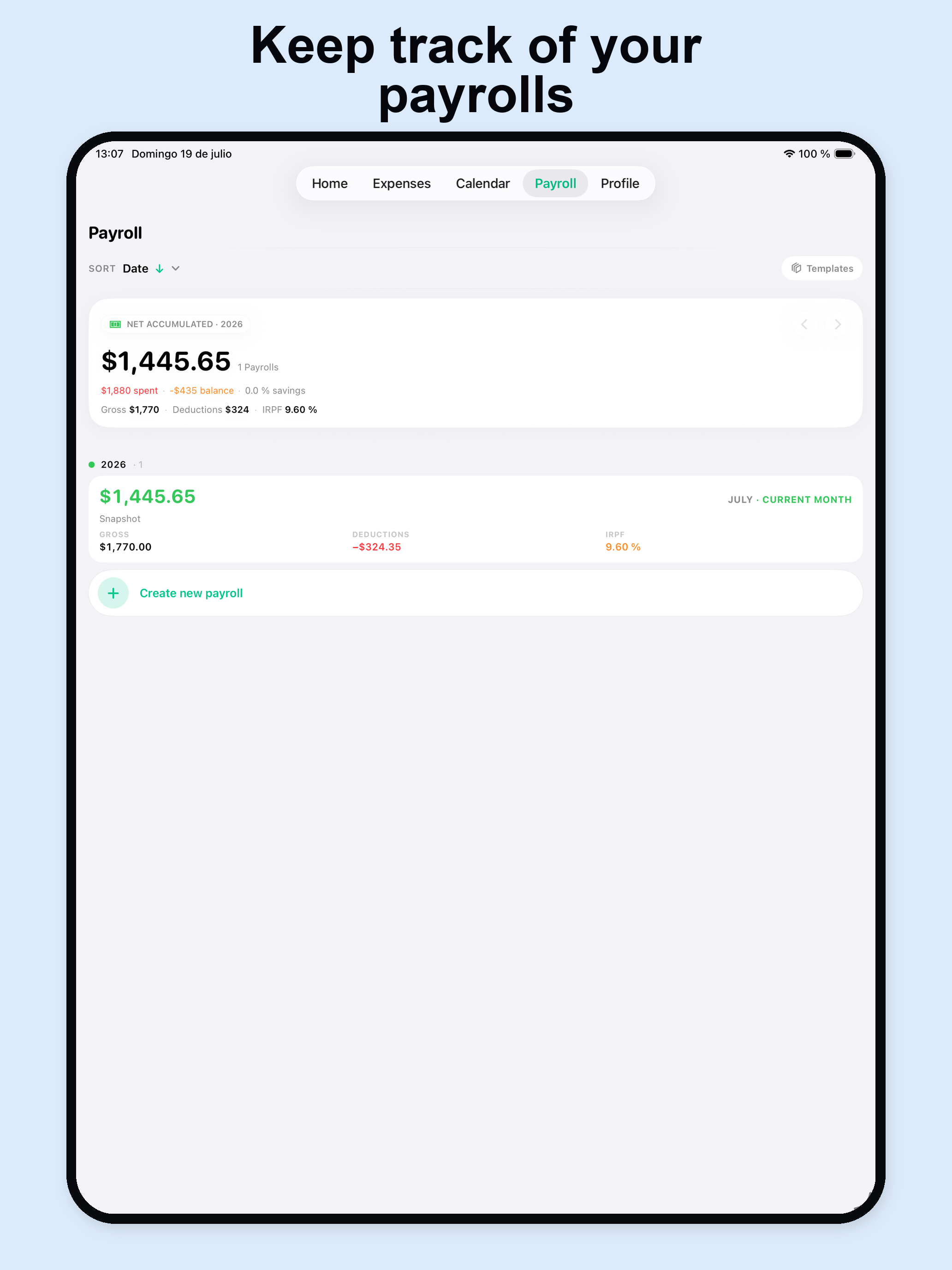 Expenses & Subscriptions screenshot 12