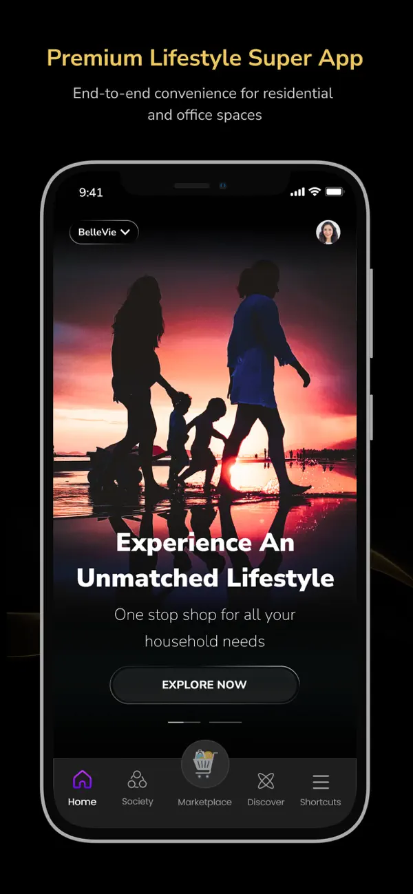 Screenshot #1 pour BelleVie Premium Lifestyle App