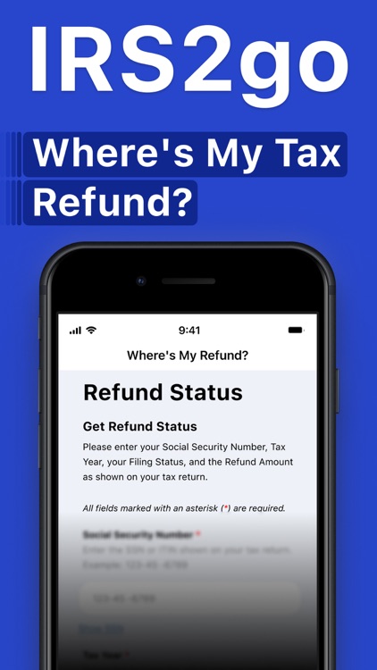 IRS2go: Where's My Tax Refund?