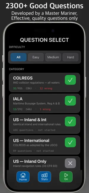 Master-Nav: COLREGS IALA Tests screenshot 3