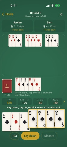 Kitchen Table Rummy screenshot 1
