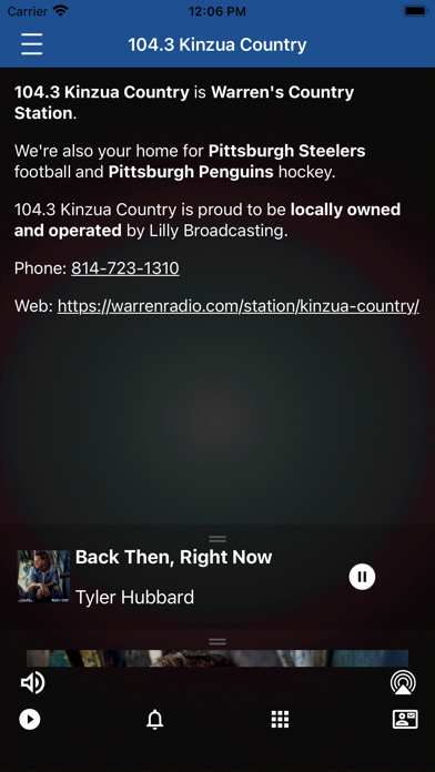 104.3 Kinzua Country Screenshot