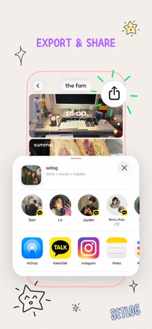 setlog - friends camera App Store preview screenshot 5