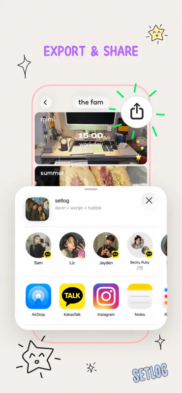 setlog - friends camera screenshot 5 of 5