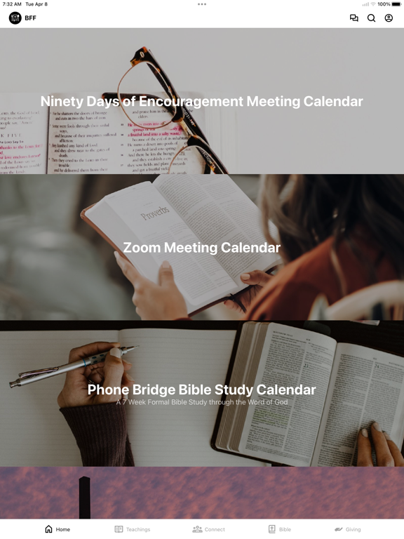Bible For Food iPad screenshot 1 - Education app