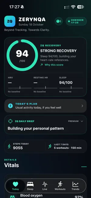 ZERYNQA: Recovery & Sleep screenshot 1