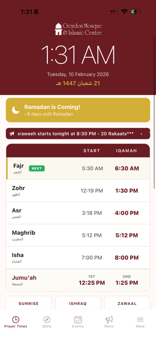 Croydon Mosque (CMIC) Screenshot 5 of 6