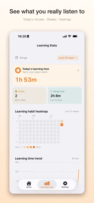 ContextEcho - 播客音视频学习统计 screenshot 2