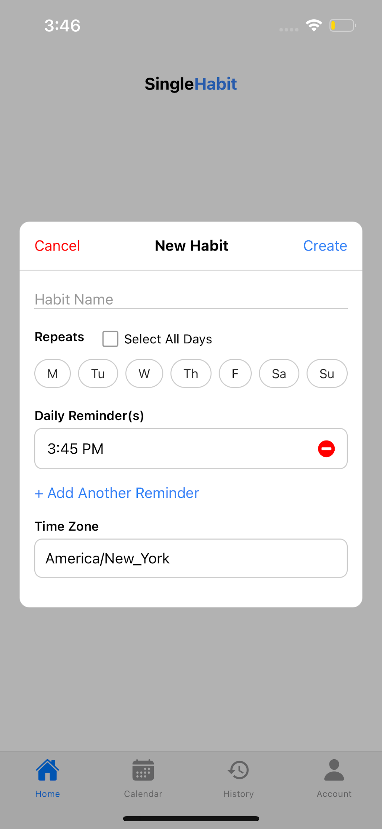 SingleHabit screenshot 4