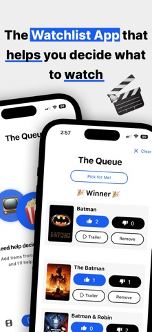 Watch It! Movies & Shows List iPhone screenshot