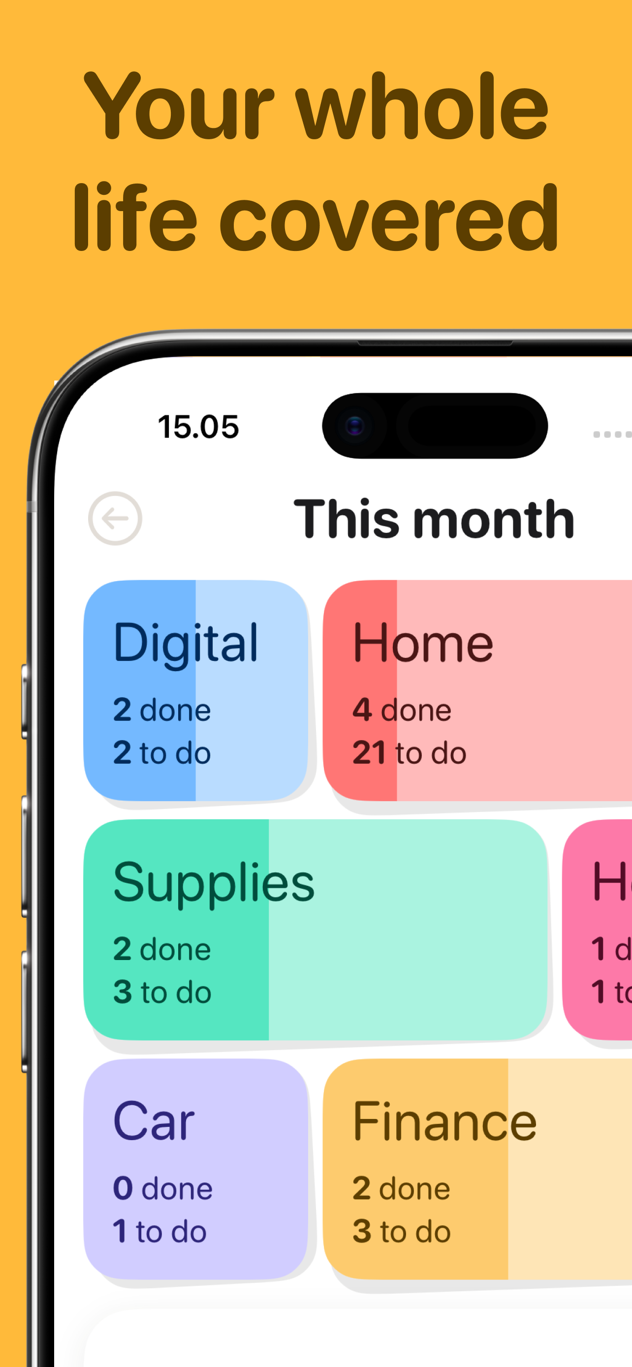 Tended: Life Organizer screenshot 2
