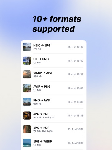Convertly: Image Converter iPad screenshot