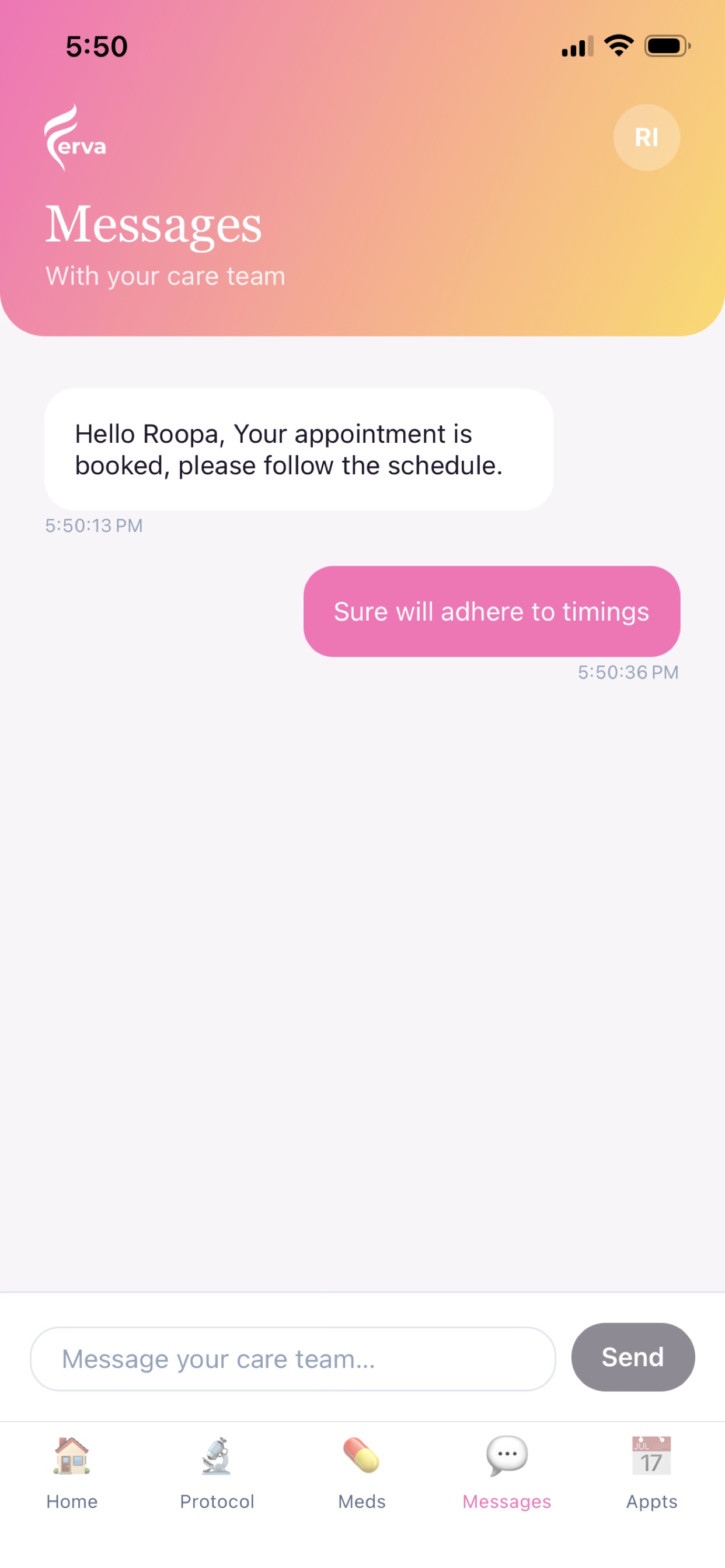 Screenshot 3 of Ferva Health