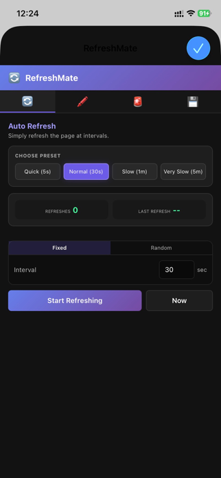 RefreshMate Screenshot 1 of 5