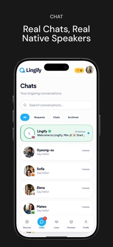 Lingify: Language Exchange Screenshot 2 of 8