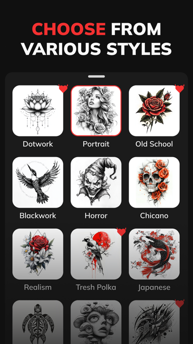 Ink Design - AI Tattoo Creator Screenshot