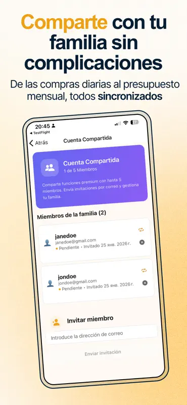 Yomio: Presupuesto y Gastos screenshot 6 of 6