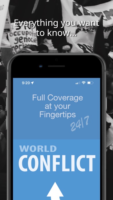 World Conflict iPhone screenshot 1 - News app
