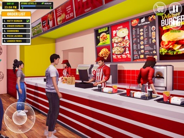 Fast Food Business Simulator 2 iPad screenshot
