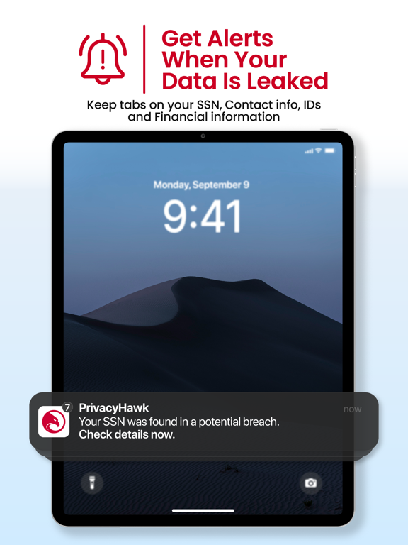 PrivacyHawk iPad screenshot 4 - Utilities app