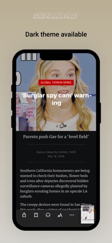 California Post for Tablet iPhone screenshot