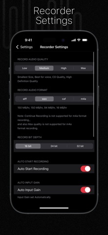 Audio Recorder Pro & Playback App Store preview screenshot 10