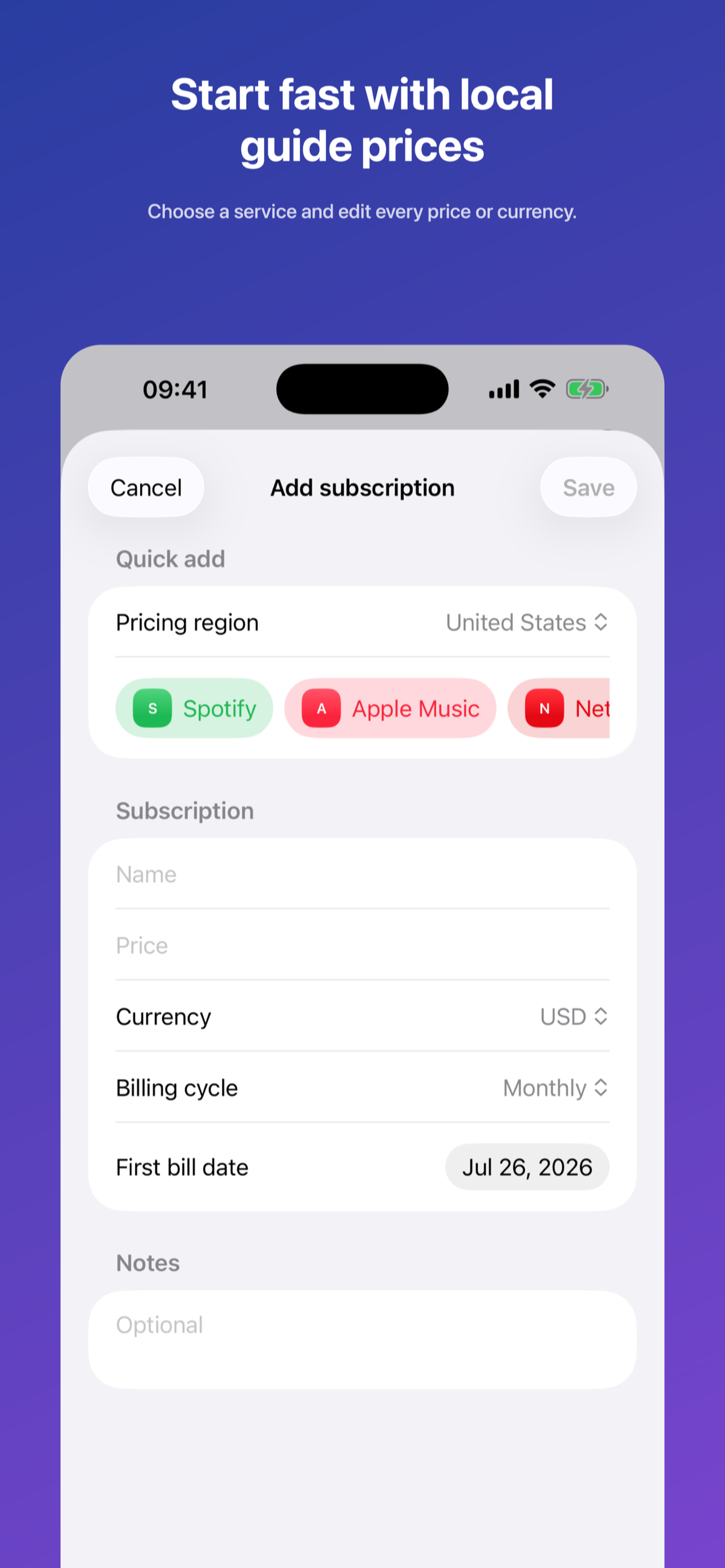 Subscker: Subscription Tracker screenshot 3