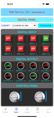 PQS IoT screenshot