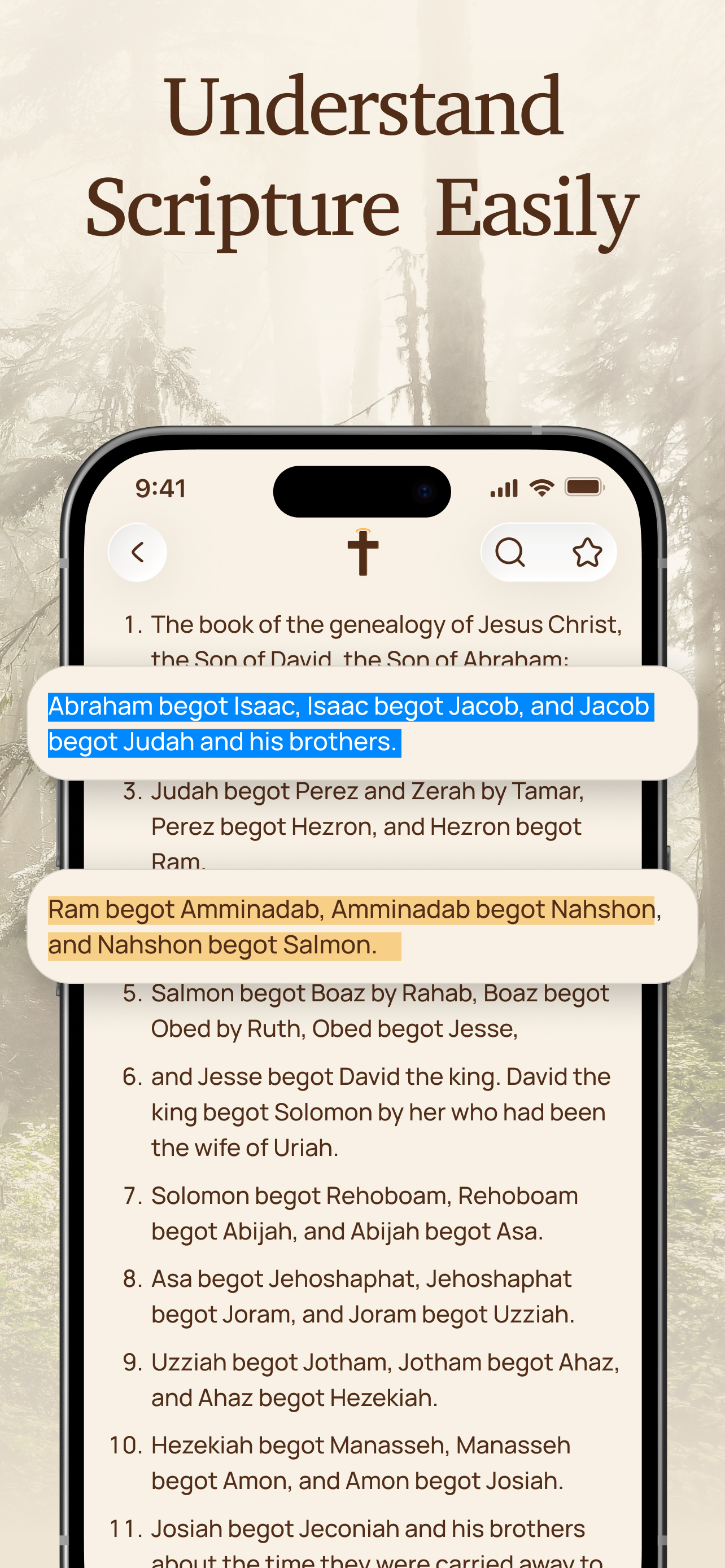 Bible: Widgets & Verses