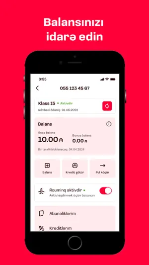 Bakcell screenshot 3