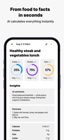 Calories Club: AI Food Tracker screenshot