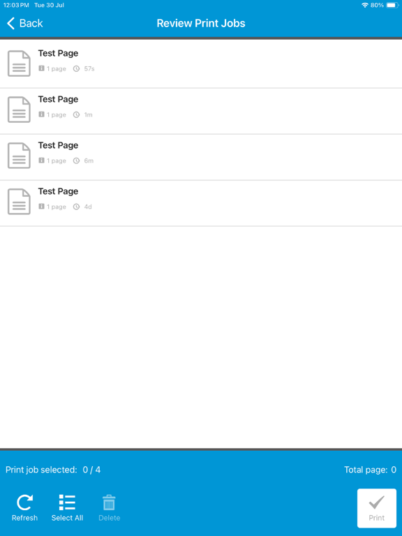 Screenshot #6 pour HP JetAdvantage Secure Print
