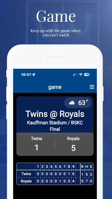 Kansas City Baseball Screenshot