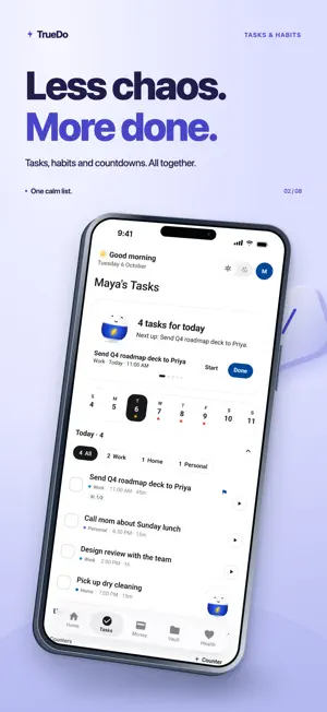 Tasks,Notes & Finance | Truedo screenshot 2