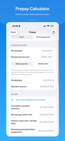 Loan Repay Calc Visual Screenshot 7 of 9