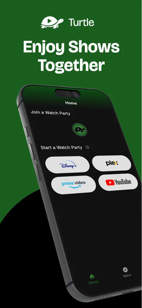 Turtle: Watch Party 和好友一起看视频应用截图