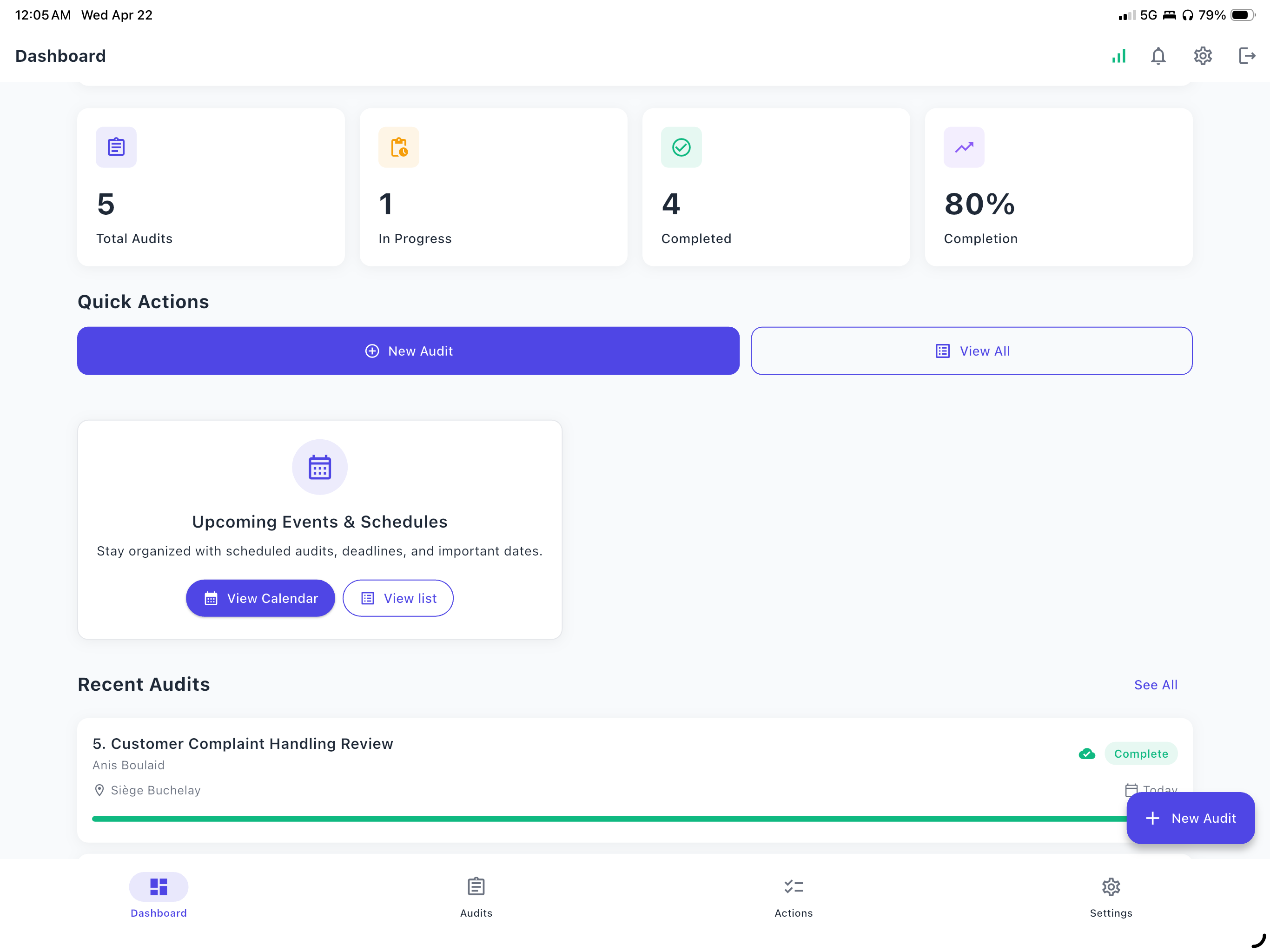 AuditFlow - Audit Management