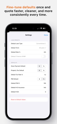 LO Mortgage Calculator screenshot