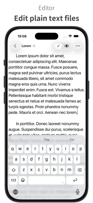 Plain Editor for .txt screenshot 1