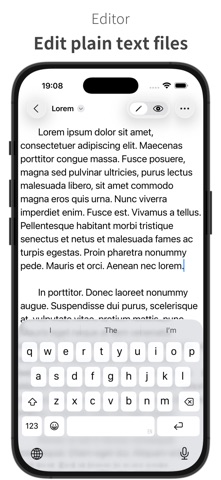 Plain Editor for .txt Screenshot 1 of 4
