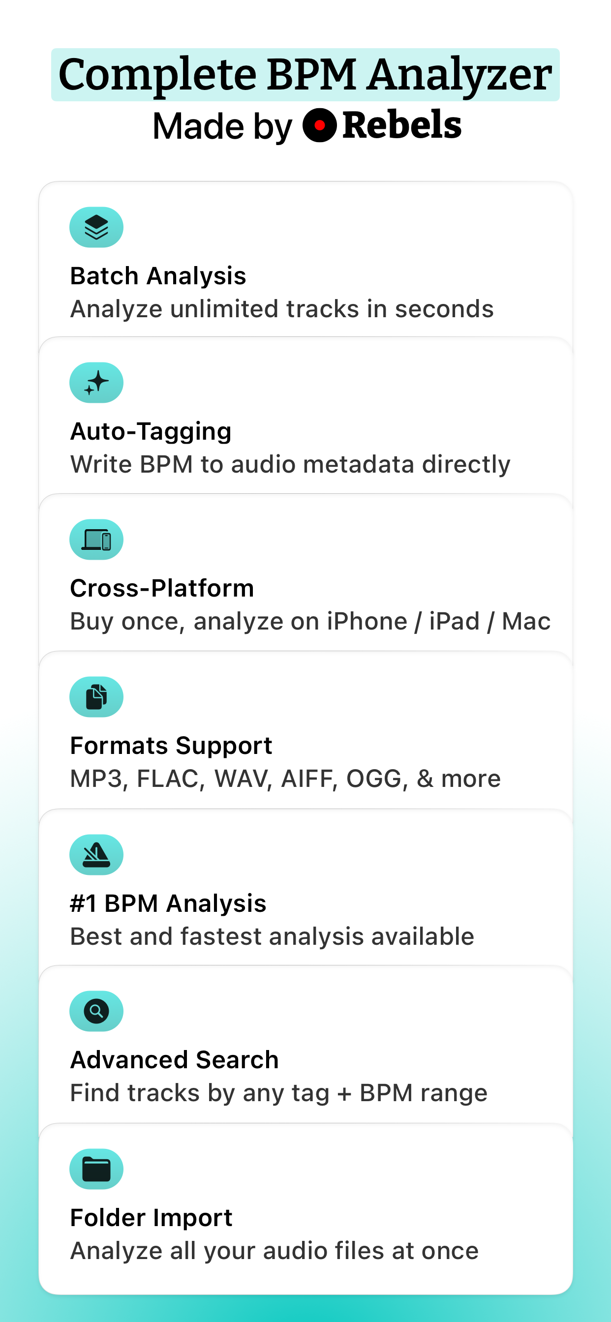 BPM Finder - Analyze any tempo screenshot 2