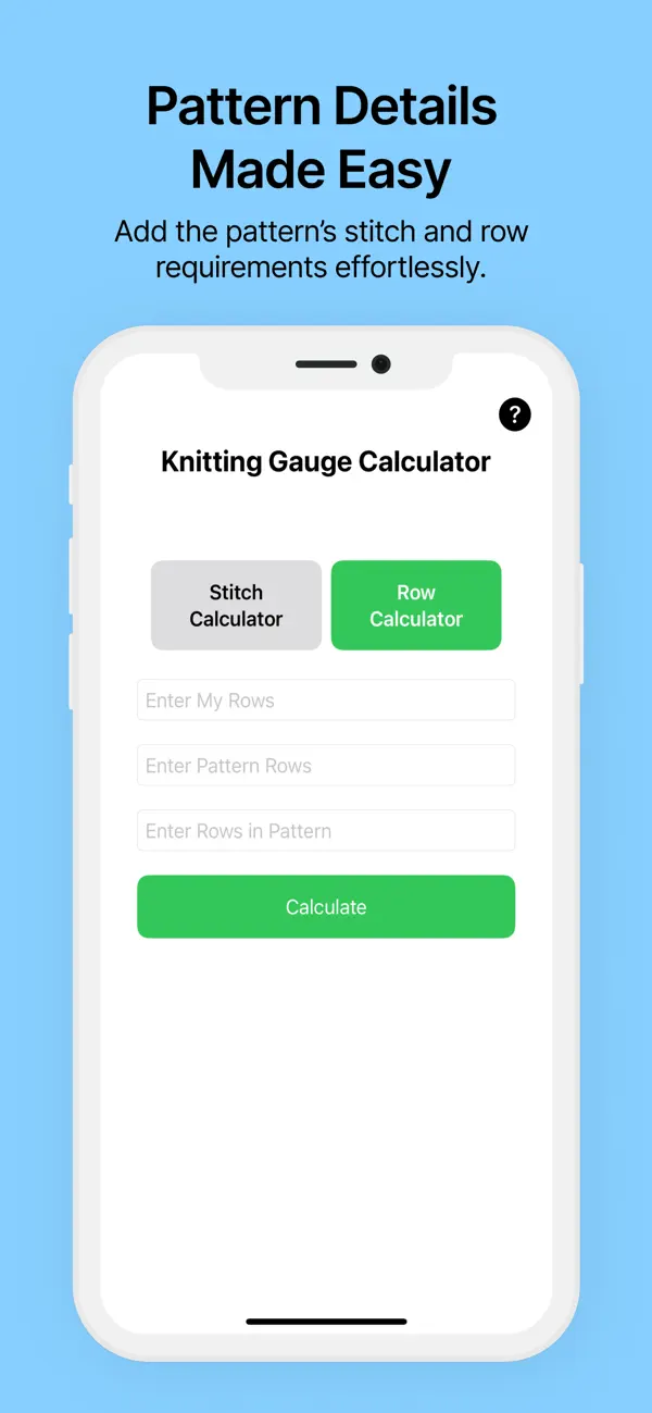 Screenshot #2 pour KNITCAL:Gauge Calculator