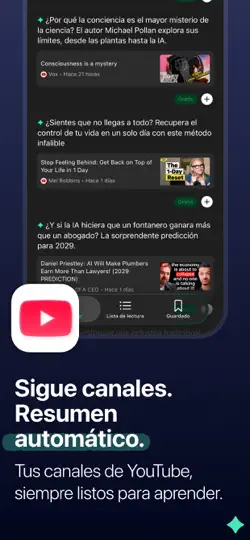 Captura de pantalla de Vibe Reader: AI Summary Cards en iPhone 3