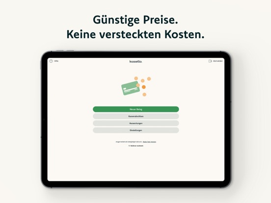 Screenshot #5 pour kassello Registrierkasse